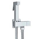 Ducha Higiênica Banheiro Cromada Brilhante Inox Moderna Luxo Quadrada Simples