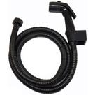 Ducha Higiênica Black Noir Suporte e Flexível 1,2m - 4906003BLNOK100