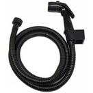 Ducha Higiênica Black Noir Suporte e Flexível 1,2m - 4906003BLNOK100