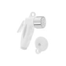 Ducha Higiênica com Gatilho E Suporte Branca E Cromada - Blukit