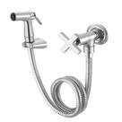 Ducha Higiênica com Registro 1851 1/4 de Volta Ômega Cromado Meber Metais