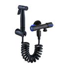 Ducha Higiênica Com Registro Duplo Preto Banheiro Lavabo