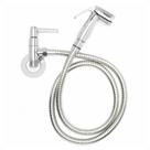 Ducha Higiênica Completa Mangueira 2 Metros Cromada Chuveirinho Registro Metal Lavábo Bidê Banheiro