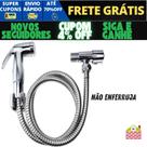 Ducha Higiênica Cromada Não Enferruja 100% Completa Luxo Metal Inox