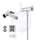 Ducha Higiênica De Metal 1/4 De Volta Com Flexível Inox C-70 Del Metais Ducha Higiênica De Metal 1/4 De Volta Com Flexível Inox C-70 Del Metais