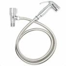 Ducha Higiênica de Metal Cromada Chuveirinho Bidê Lavabo Banheiro Salão Mangueira 120cm