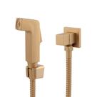 Ducha Higiênica Dourado Fosco Quadrada Metal