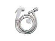 Ducha Higiênica em Metal Cromado C/ Gatilho ABS Branco - Furkin Ducha Higiênica em Metal Cromado C/ Gatilho ABS Branco - Furkin