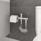 Ducha Higiênica Imantada Magnific Aço Inox com Papeleira Ducha Higiênica Imantada Magnific Aço Inox com Papeleira