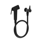 Ducha Higiênica Japi Preto Flexível 1,2m 1/4 De Volta Abs