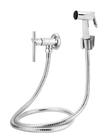 Ducha Higiênica Luxo 100% Metal Completa ¼ Volta C-69