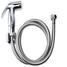 Ducha Higiênica Mangueira Flexível 1,20 Mt Com Gatilho Metal Cromado Sem Registro