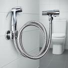 Ducha Higiênica Mangueira Flexivel Cromada 1m Bidê Chuveirin Ducha Higiênica Mangueira Flexivel Cromada 1m Bidê Chuveirin