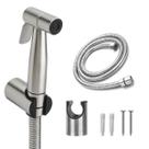 Ducha Higienica Prata Preto Fosco Metal Lavabo Luxo Ducha Higienica Prata Preto Fosco Metal Lavabo Luxo