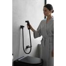 Ducha Higiênica Quadrada Black Matte Metal Elegante