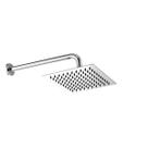 Ducha Inox 20x20 Quadrada Braço de Parede Cromado Alta Qualidade Ducha Inox 20x20 Quadrada Braço de Parede Cromado Alta Qualidade
