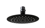 Ducha inox 304 15 cm Preto Fosco Redonda com Niple de Teto
