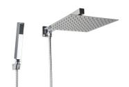 Ducha Inox 304 25x25 cm c/ Chuveirinho de Mão em ABS com Trava Ducha Inox 304 25x25 cm c/ Chuveirinho de Mão em ABS com Trava