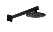Ducha Inox 304 Preto Fosco 15 cm com Braço Parede 36 cm Ducha Inox 304 Preto Fosco 15 cm com Braço Parede 36 cm