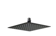 Ducha Inox Black Preto Fosco 20x20 Com Niple Suporte De Teto