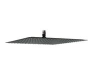 Ducha Inox Black Preto Fosco 40x40 Com Niple Suporte De Teto