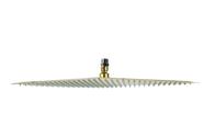 Ducha Inox Slim Dourado Golden 40x40 Com Niple Suporte De Teto Ducha Inox Slim Dourado Golden 40x40 Com Niple Suporte De Teto