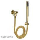 Ducha Manual Com Desviador 30Cm Ouro Polido 00934243 Ducha Manual Com Desviador 30Cm Ouro Polido 00934243