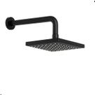 Ducha Max Black Quadrada 20x20cm Inova Preta Fosca Abs Preto