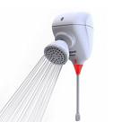 Ducha Move Zagonel Branco Chuveiro Elétrico com LED Controle de Temperatura 220v Ducha Move Zagonel Branco Chuveiro Elétrico com LED Controle de Temperatura 220v
