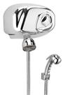 Ducha Potenza Cromada Inox C/ Desviador Cardal 7800w 220v