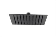 Ducha Quadrada 20x20 Slim Ultra Fina Preto Fosco