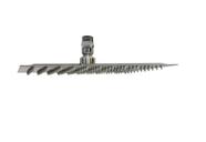Ducha Quadrada 25x25 Cm Inox 304 Com Niple Suporte de Teto Cromado