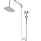ducha quadrada 25x25 com desviador gatilho metal ducha quadrada 25x25 com desviador gatilho metal