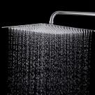 Ducha Quadrada 30x30 Inox SUS304 30cm Borda Fina com Braço - Máxima Metais Ducha Quadrada 30x30 Inox SUS304 30cm Borda Fina com Braço - Máxima Metais