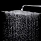 Ducha Quadrada 40x40 Inox SUS304 40cm Borda Fina com Braço - Máxima Metais