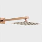 Ducha Quadrada Rose Gold em Inox 20x20cm