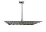 Ducha Quadrada Slim 40x40 cm em Inox 304 cm Com Braço Suporte de Teto Cromado Ducha Quadrada Slim 40x40 cm em Inox 304 cm Com Braço Suporte de Teto Cromado