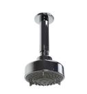 Ducha Redonda 5 Jatos em ABS Cromado com Cano de Teto 10 cm
