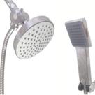 Ducha redonda com duchinha quadrada