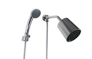 Ducha Redonda em ABS 11 cm c/ Ducha Manual em ABS com Trava