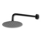 Ducha redonda gourmet 20 x 20 - não eletrico - preta - mg55