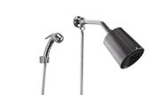 Ducha Redonda Thick em ABS com Chuveirinho Manual com Trava