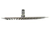 Ducha Slim Chuveiro Quadrada 30 Cm Em Inox com Niple Suporte de Teto Cromado