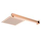 Ducha Slim Com Haste Quadrado 20cm Rose Gold - Unitário Ducha Slim Com Haste Quadrado 20cm Rose Gold - Unitário