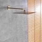 Ducha Slim Quadrada 25x25cm. Dourado Brilhante Favorito