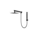Ducha Slim Quadrada com Desviador Preto Fosco Black Matte Jiwi V-FD09-1H
