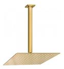 Ducha Teto Slim Quadrada 20x20cm. Dourado Brilhante