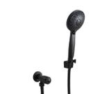Duchinha Higiênica Redonda 3 Jatos Preto c/ Registro em ABS
