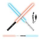 Dueling Lightsaber VEVOR 2 em 1 com 7 cores RGB e efeitos sonoros Dueling Lightsaber VEVOR 2 em 1 com 7 cores RGB e efeitos sonoros