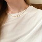 Dueto Conjunto choker e colar Ouro